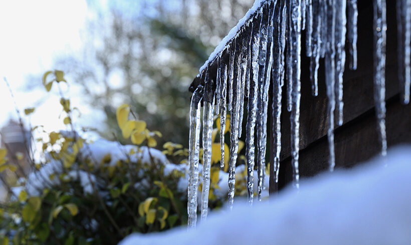 Icicles on the Roof Beauty Army smart strategies to escape your winter problems