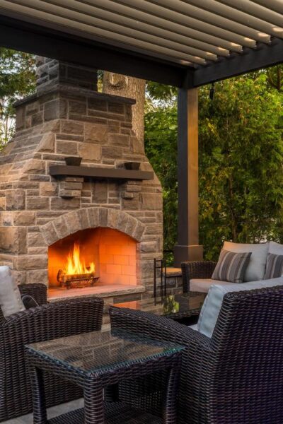 Outdoor Fireplaces Are the Hottest Feature Homeowners Crave