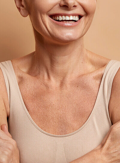 what leads to chest wrinkles